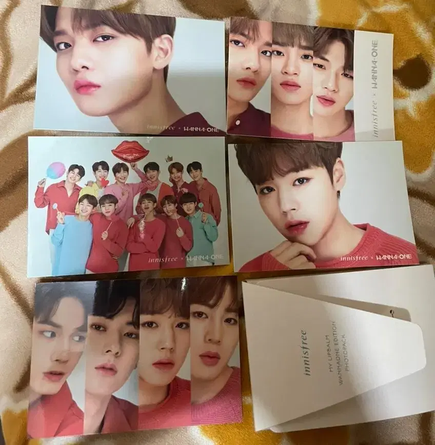 Wanna One Innisfree photocard park jihoon bae jinyoung Set