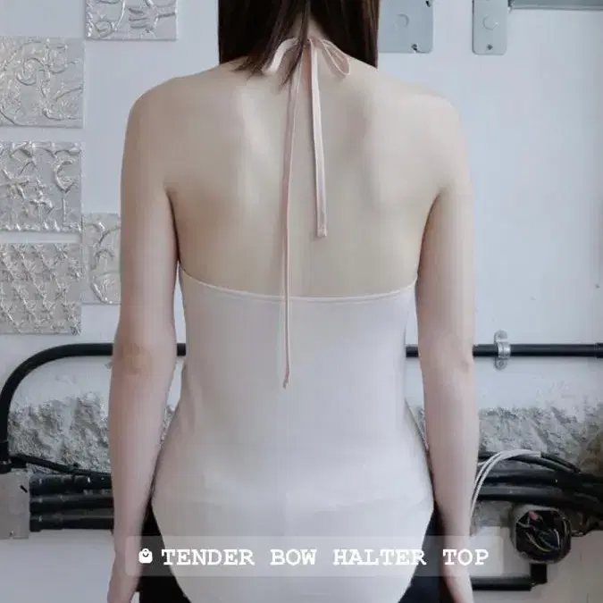 키야기 chiyagi tender bow halter top