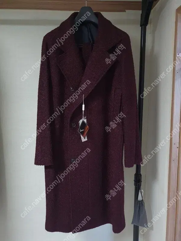 Men's Coat / Mamagari / Bouclé Robe Coat / 50