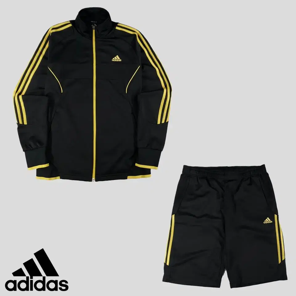 Adidas JP Black Gold Three-Wire Sideline Climalite Tracktop Jersey Setup