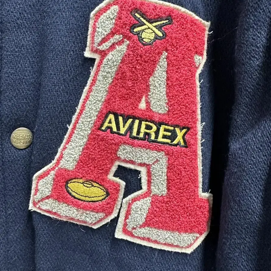 아비렉스 avirex wool varsity jacket