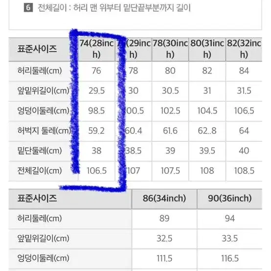 스파오 스트레이트 데님(새상품)