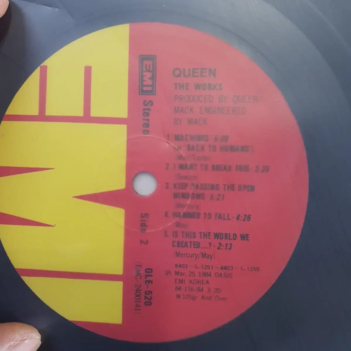 [중고] [LP] Queen - the Works 오아시스 라이센스