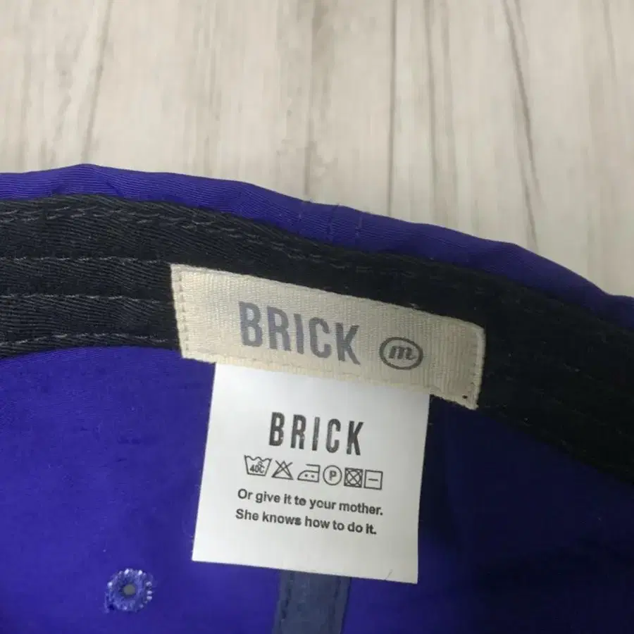 BRICK 브릭 나일론 퍼플 캡 모자