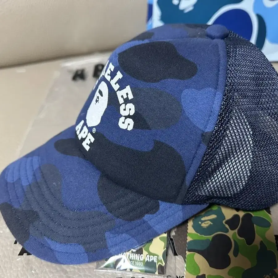 bape x jjjjound trucker mesh cap