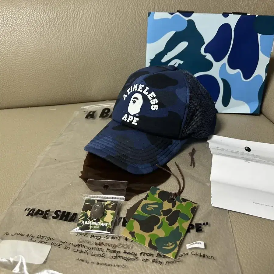 bape x jjjjound trucker mesh cap