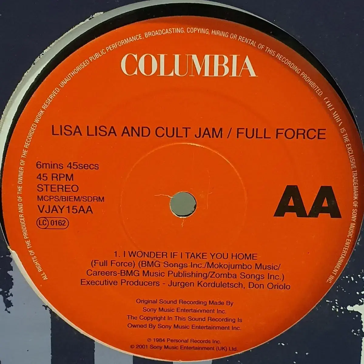 [중고LP] Lisa Lisa & Cult Jam 12"uk