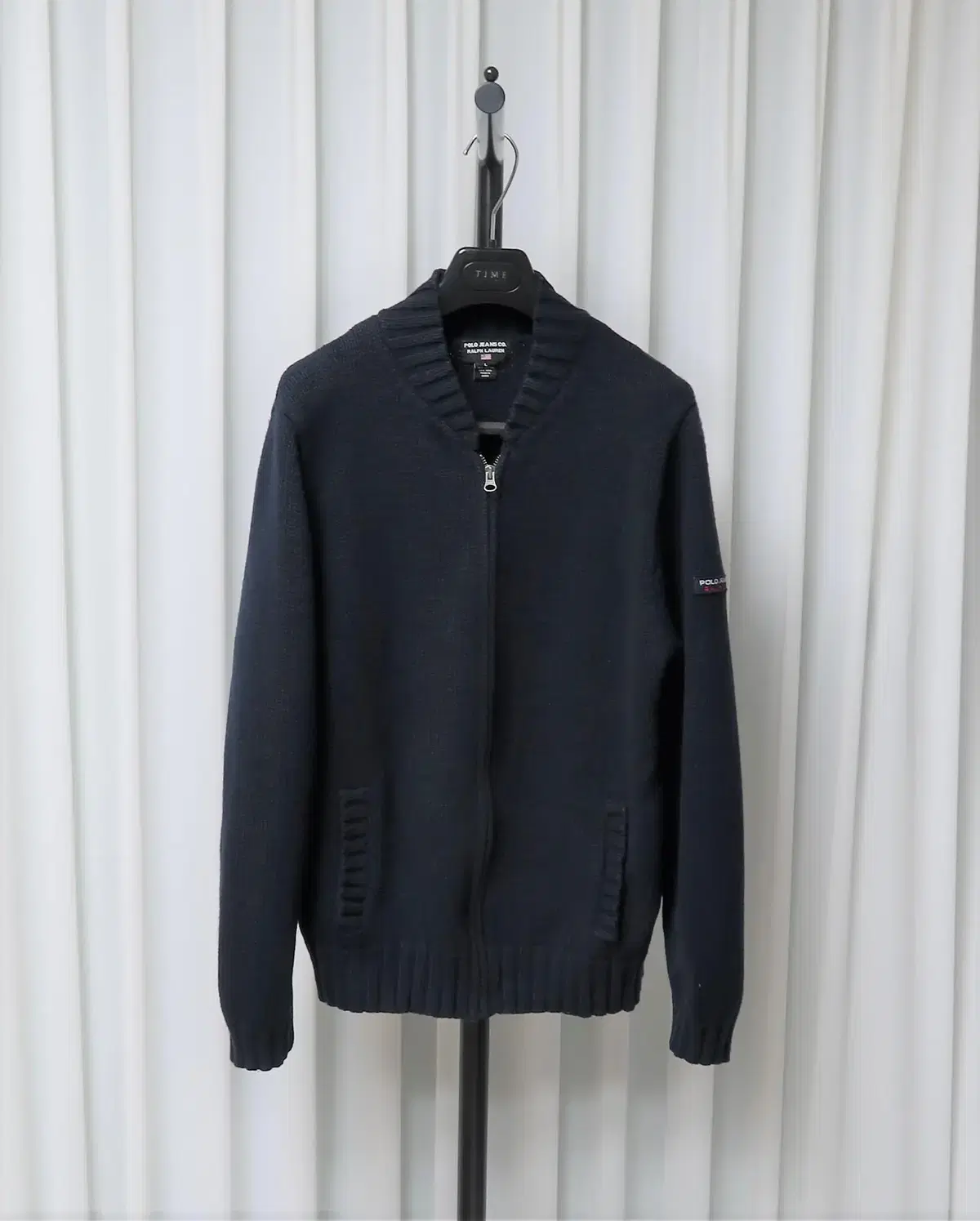 (TAKPO)Polojin Heavy Knit Zip-up