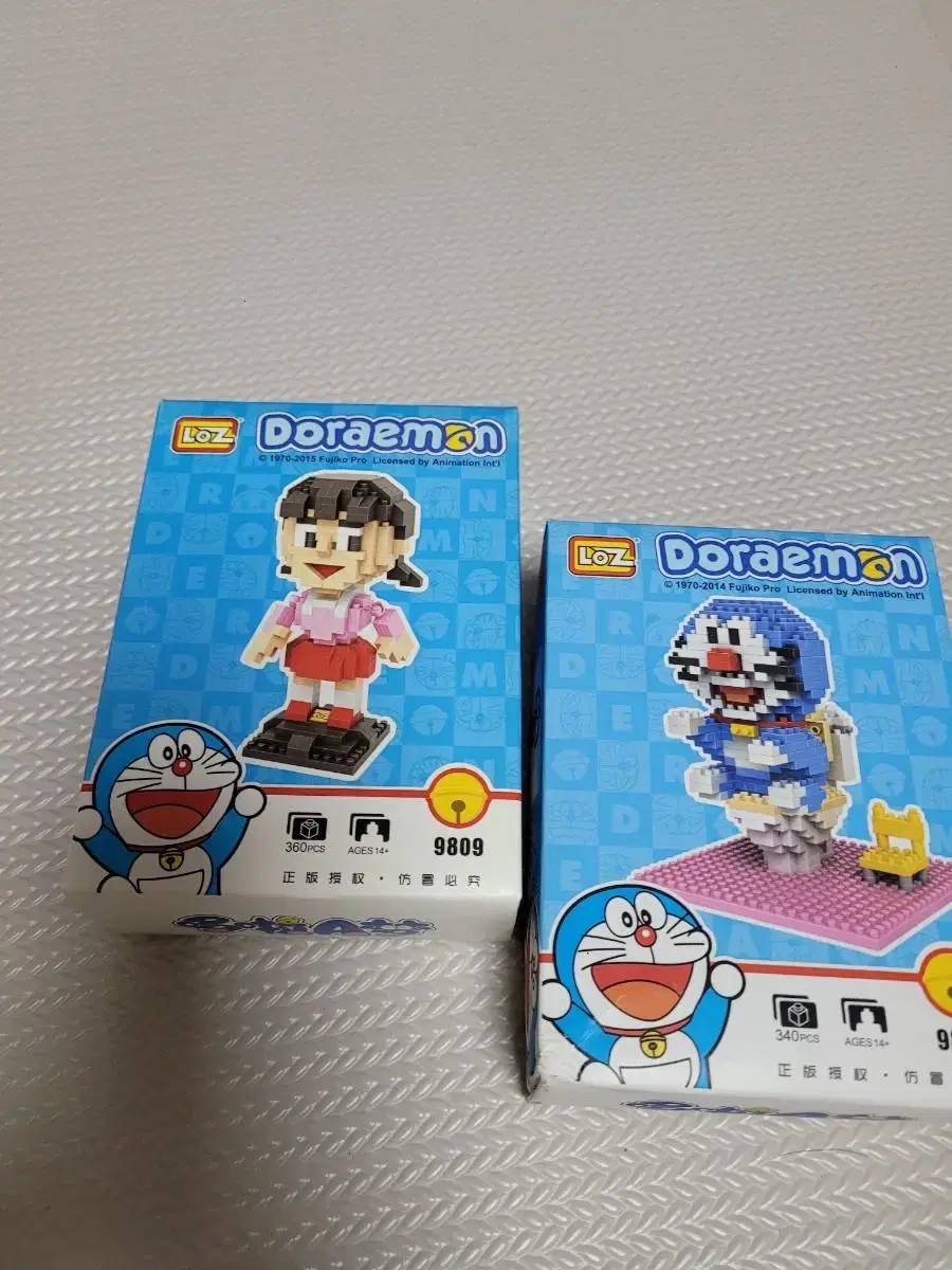 2 Doraemon blocks