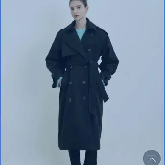 모던 울 트렌치 코트_블랙  MODERN WOOL TRENCH CO