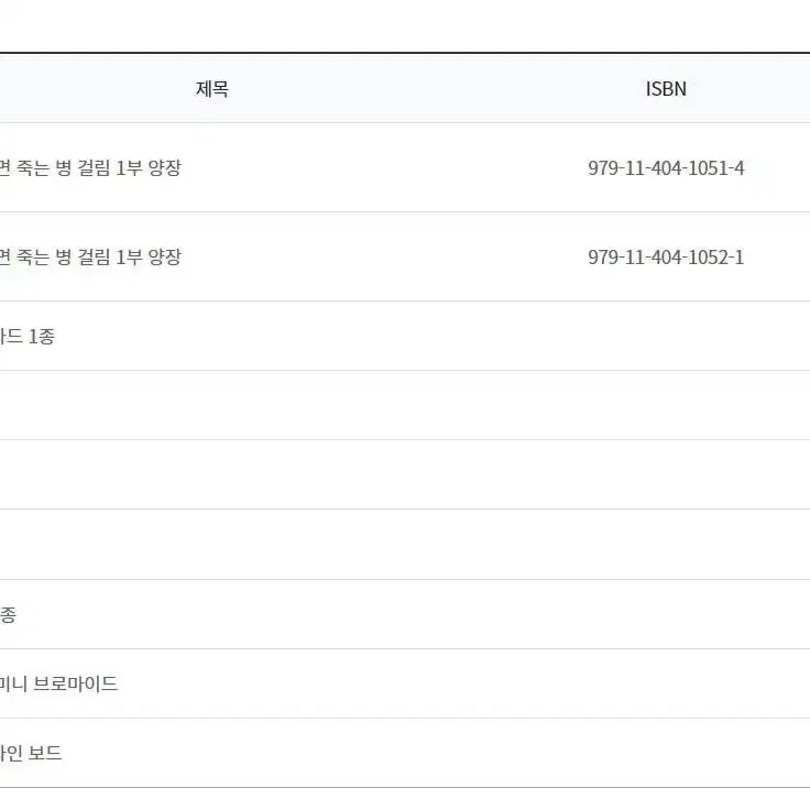 데못죽  굿즈박스 풀셋