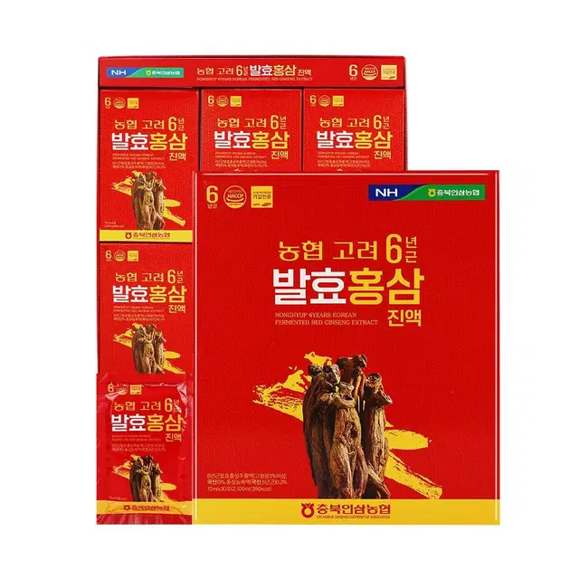 무료배송 발효 홍삼 진액 30포 고려 6년근 발효 홍삼 진액 30포