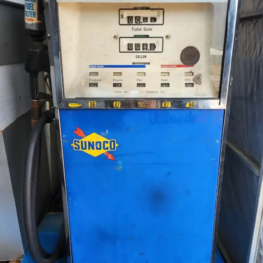 빈티지 미국 주유기 SUNOCO Gasoline Gas Pump