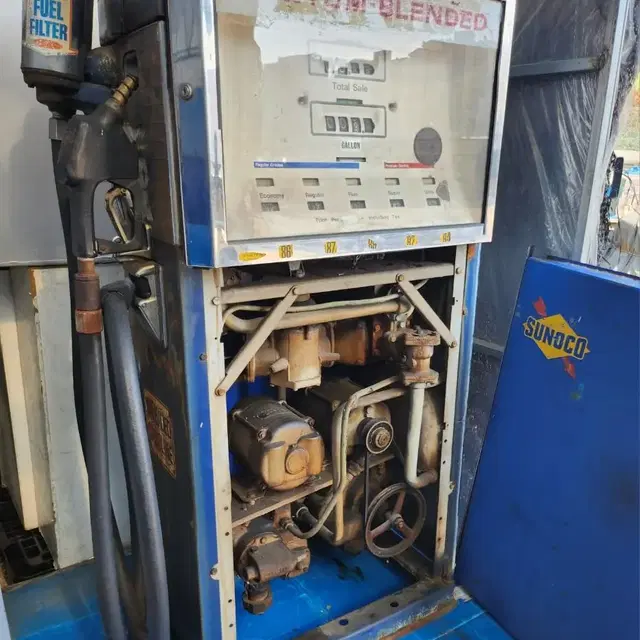 빈티지 미국 주유기 SUNOCO Gasoline Gas Pump