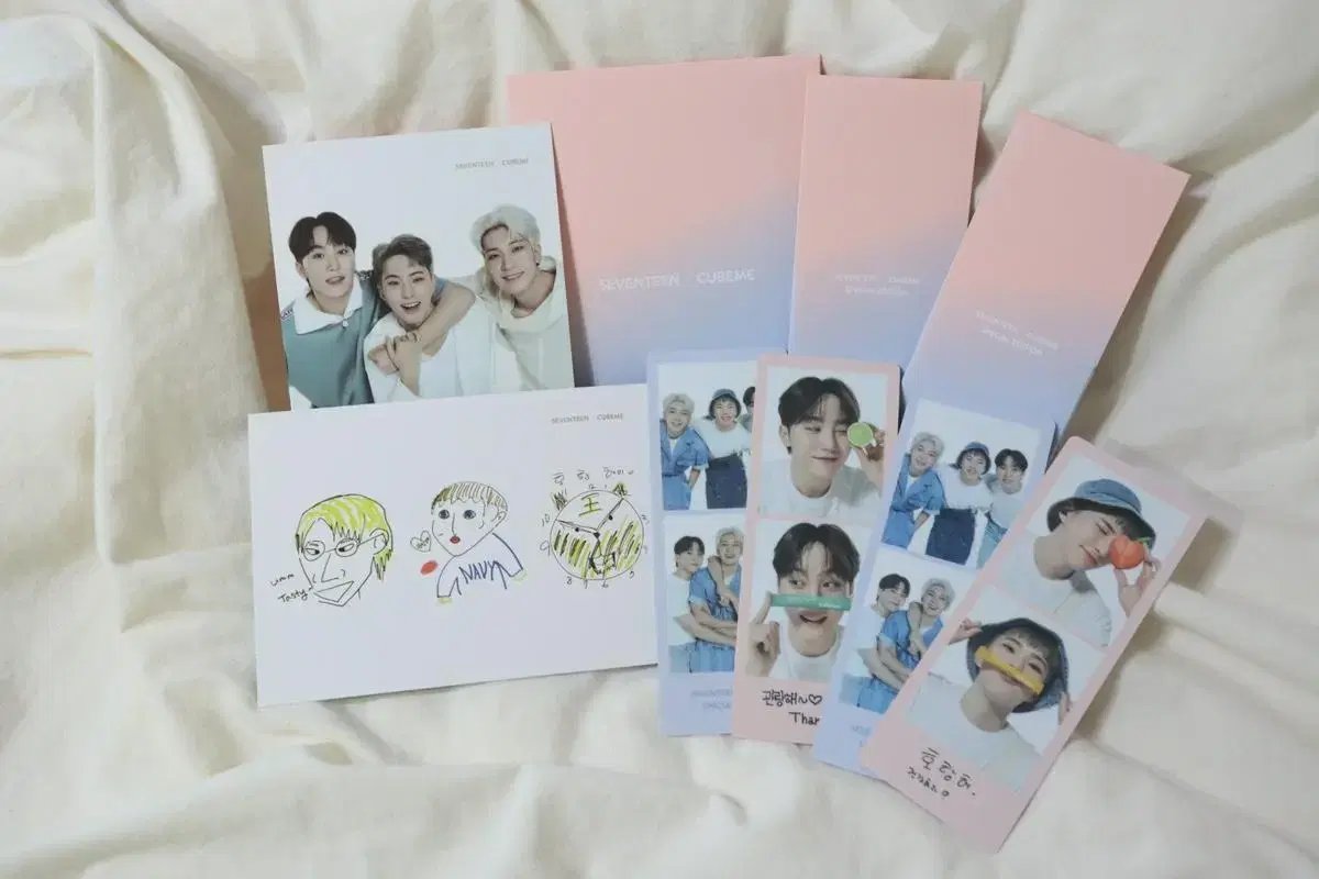 Seventeen Cubemi pre-order benefit postcard photocard WTS