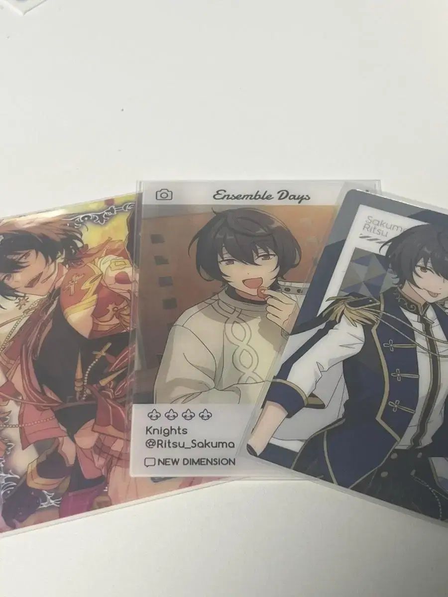 Angstar Sakuma Ritsu Jiryu bulk Emoka Metal Card Pasha Klka Clear Card Rare