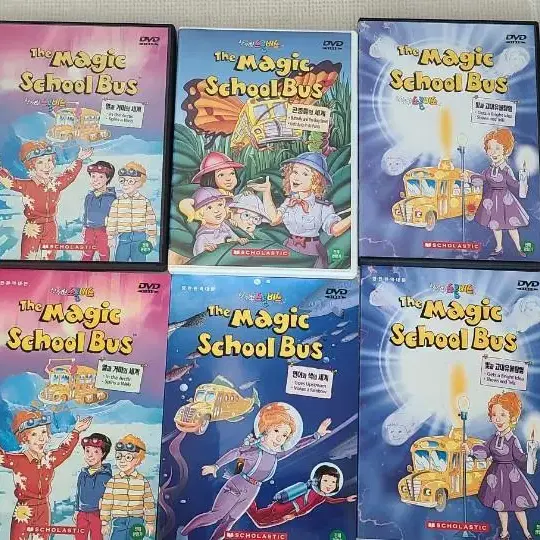 Magic school bus 1+2집  DVD + 영한완역대본