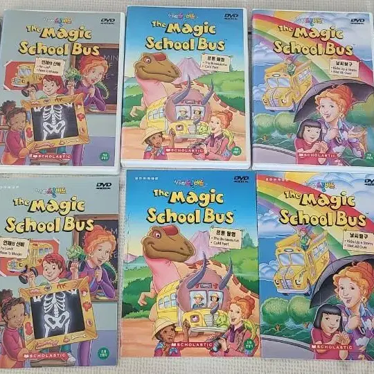 Magic school bus 1+2집  DVD + 영한완역대본