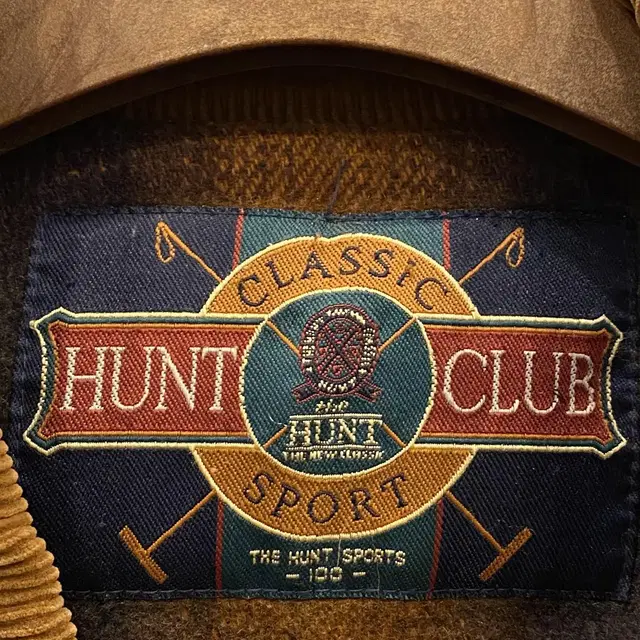 hunt club 헌트클럽 울 체크 코트