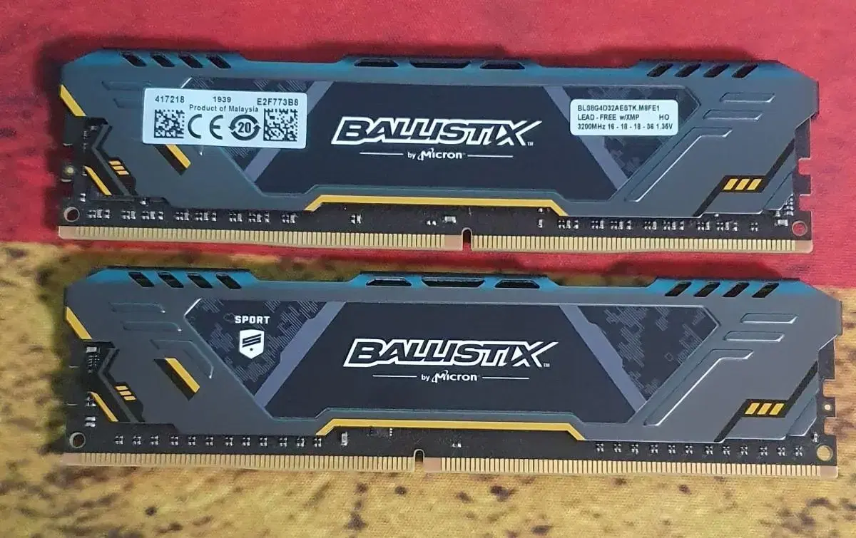 마이크론 발리스틱스 스포츠 8GB 2개 ballistix