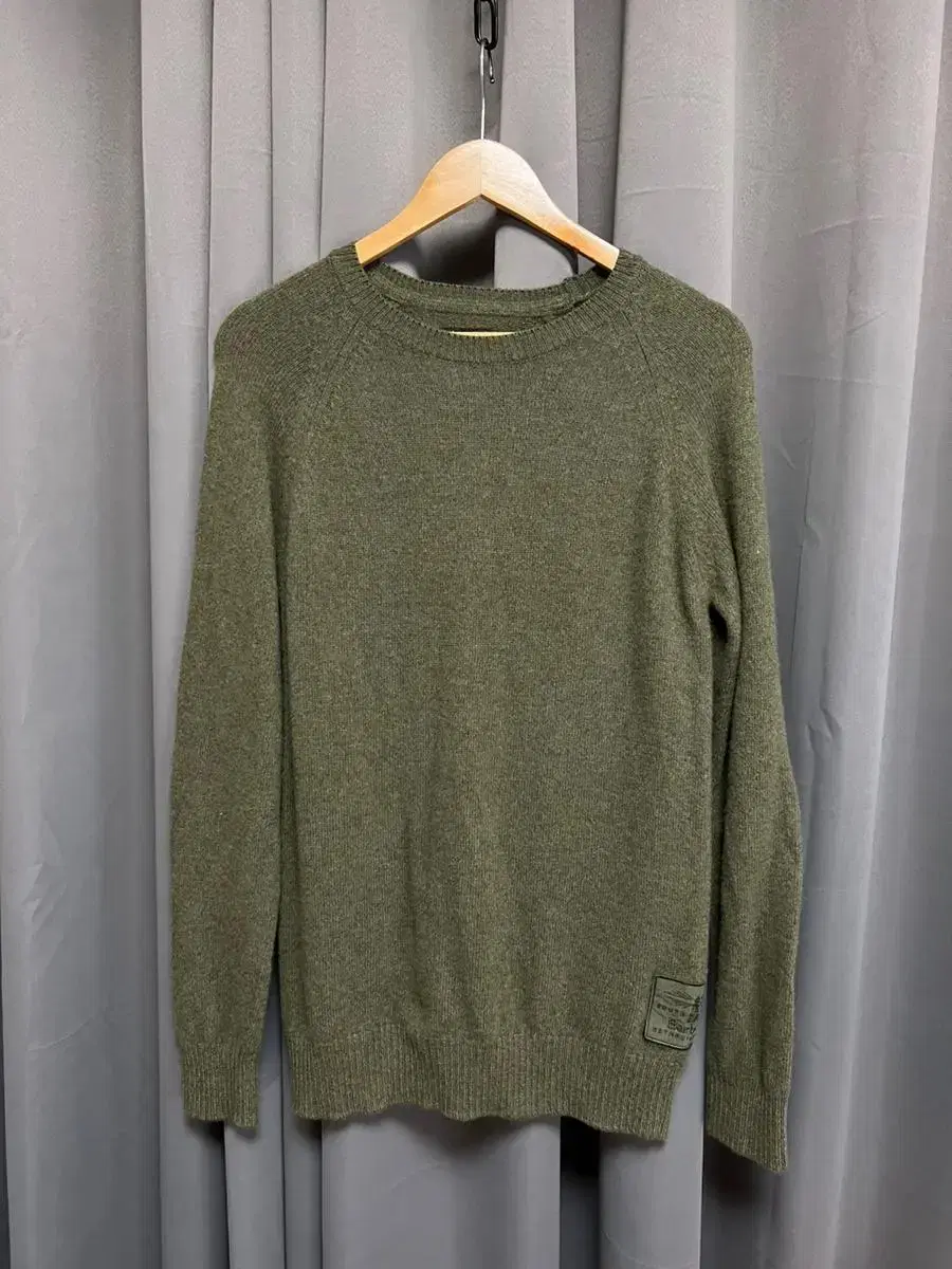 [S]Barbour Staples Crewneck Knit Olive