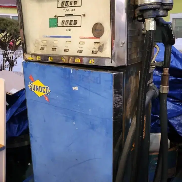 빈티지/레트로 미국주유기 SUNOCO Gasoline Gas Pump