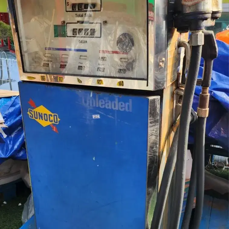 빈티지/레트로 미국주유기 SUNOCO Gasoline Gas Pump