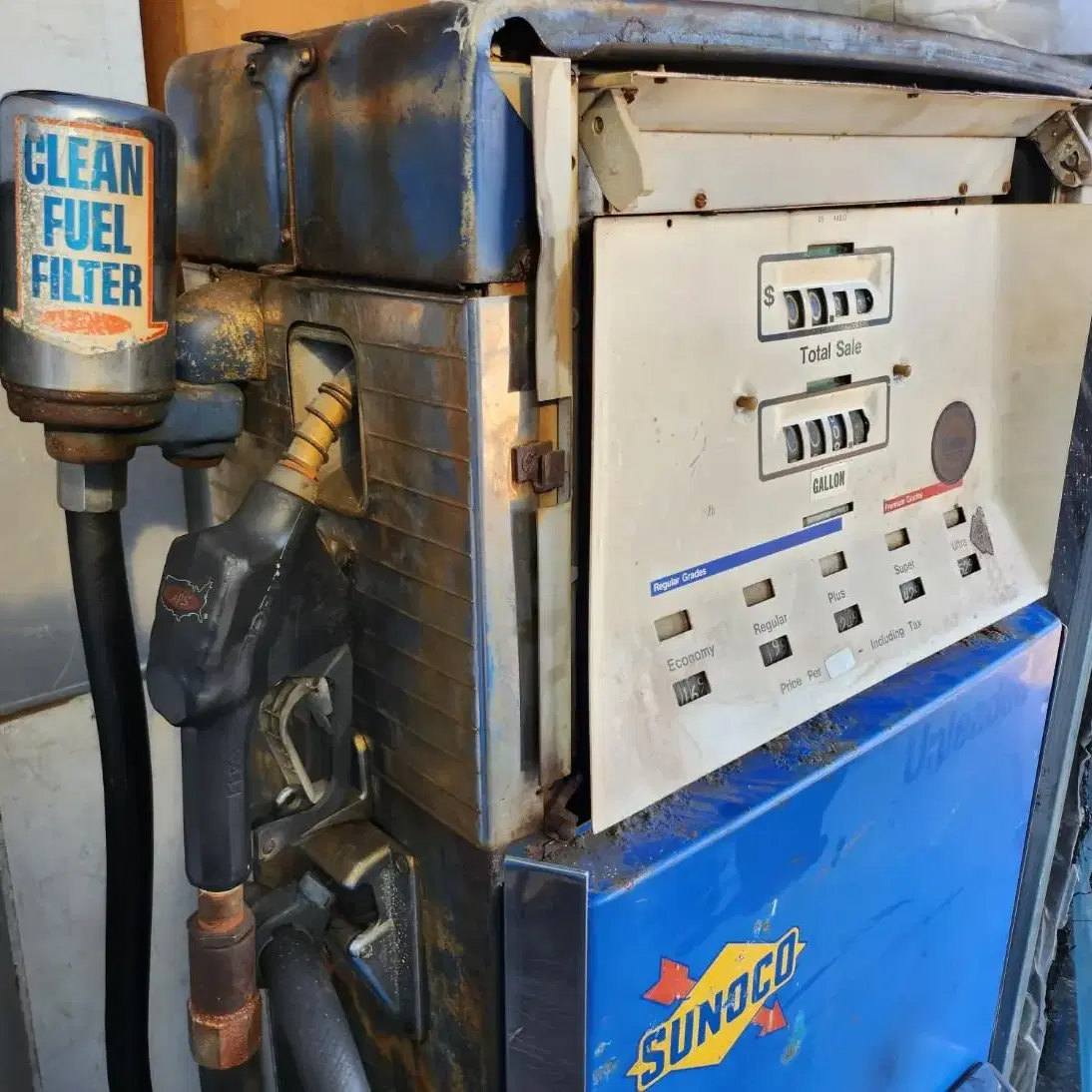 빈티지/레트로 미국주유기 SUNOCO Gasoline Gas Pump