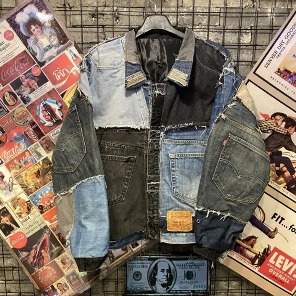 Levi's remake patchwork jacket (domestic XL) G300