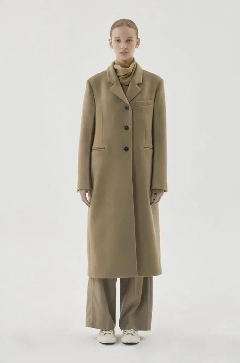 해바이해킴 Basic wool coat