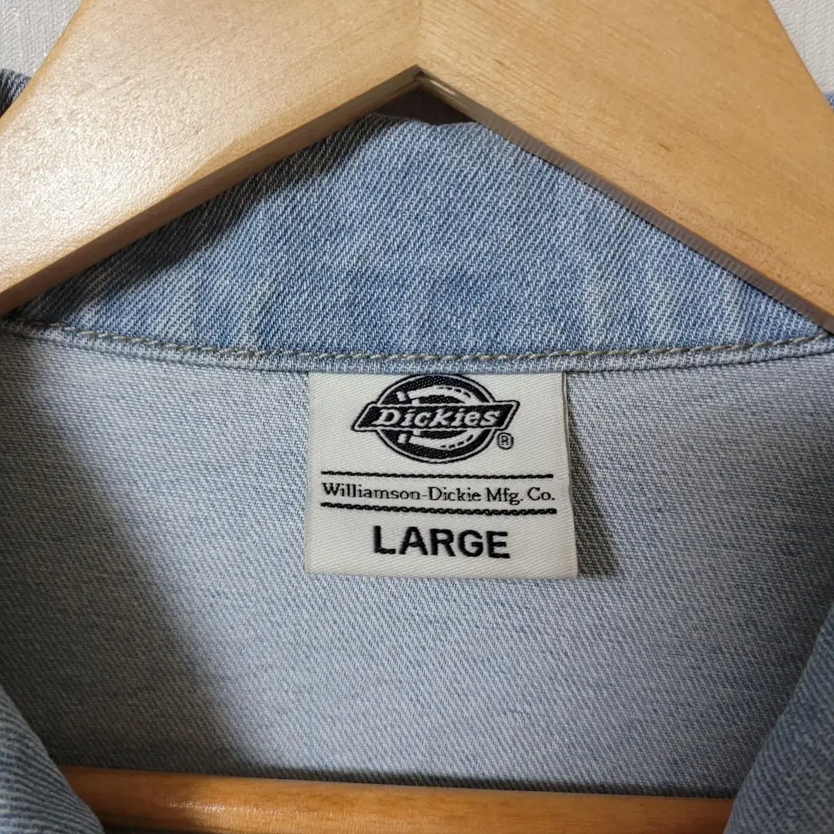 Dickies 디키즈 라이트인디고 청데님자켓 100(L)