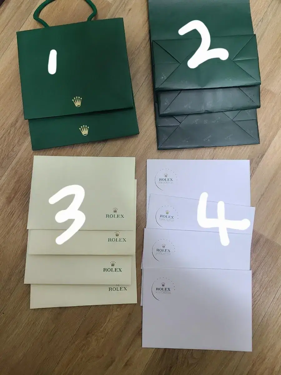 Genuine Rolex Pow Shopping Bag Envelope Storage Box