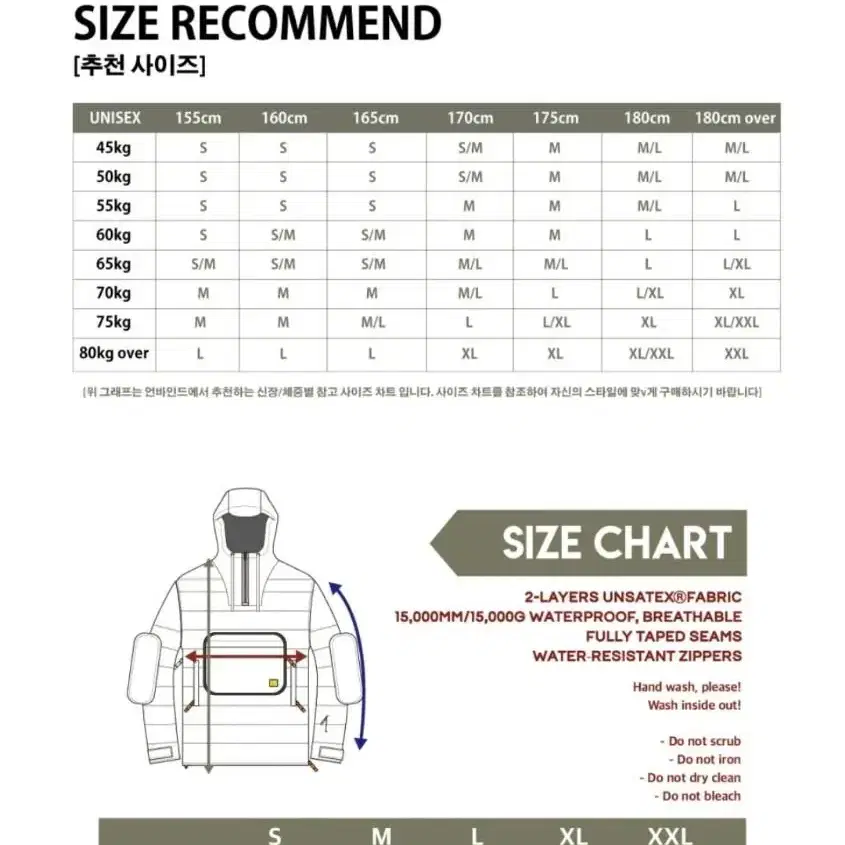 2122 UNBIND ASTRO PADDING JACKET 스노우보드복