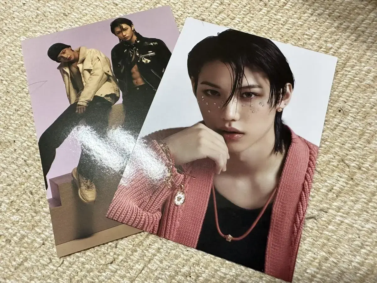 Straykids hyunjin felix Cosmopolitan Postcards