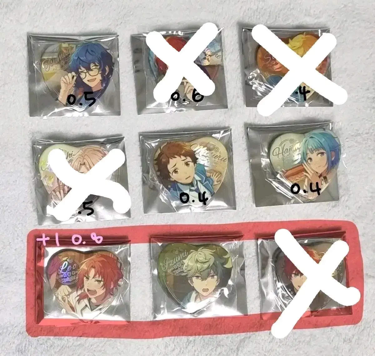 Ensemble Stars Ensemble Midstars Heart Can Badge Wish Can Badge Switch Rabbit Knights