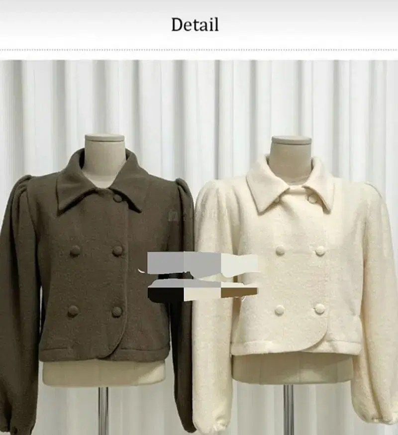 [New Product] Ivory Double Button Brushed Blouse