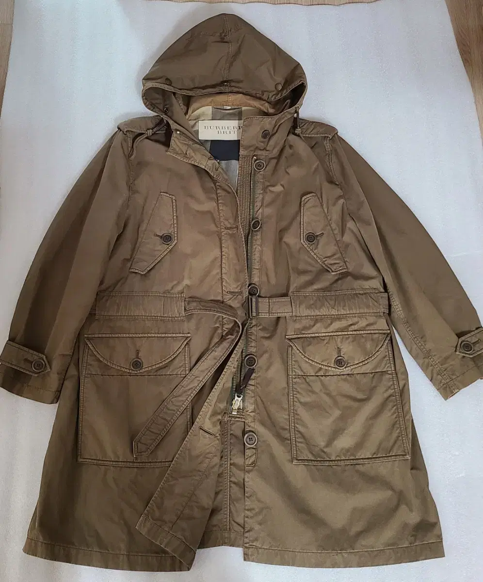 Burberry Bridle Military Field Parka Belt 100