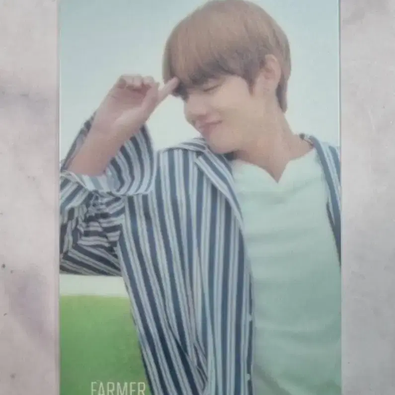 BTS WORLD 한정판 태형 포카 limited photo card