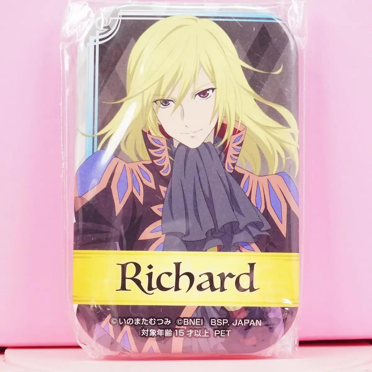 Unsealed Vahn Tales of Graces Square Trading Can Badge Richard Goods