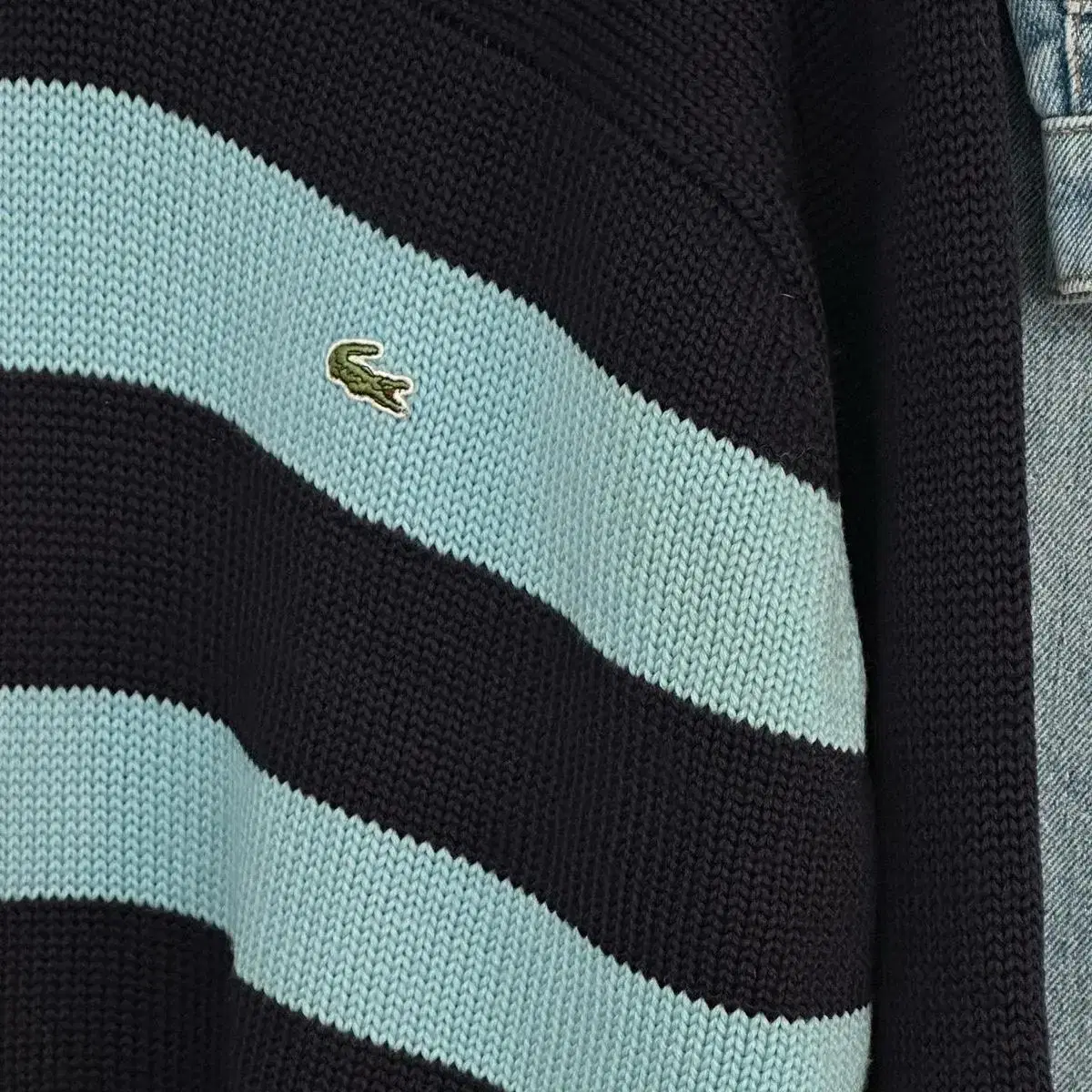 LACOSTE 라코스테 하프짚업 울 니트 (*JAPAN made)