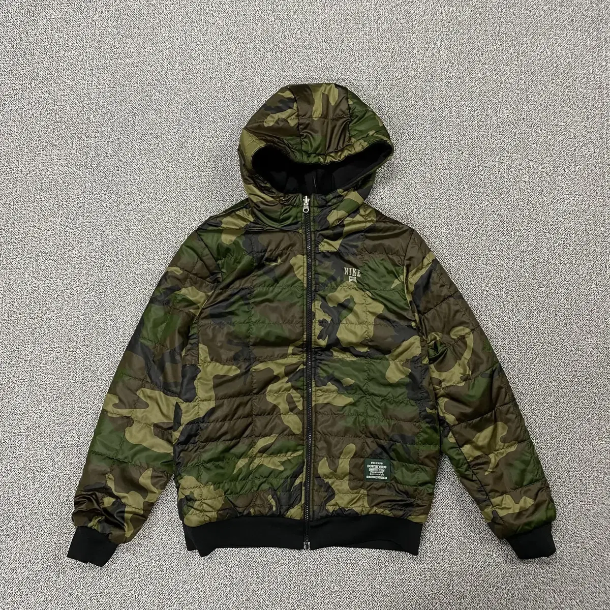 Nike Reversible Camo Padded Hooded Jacket