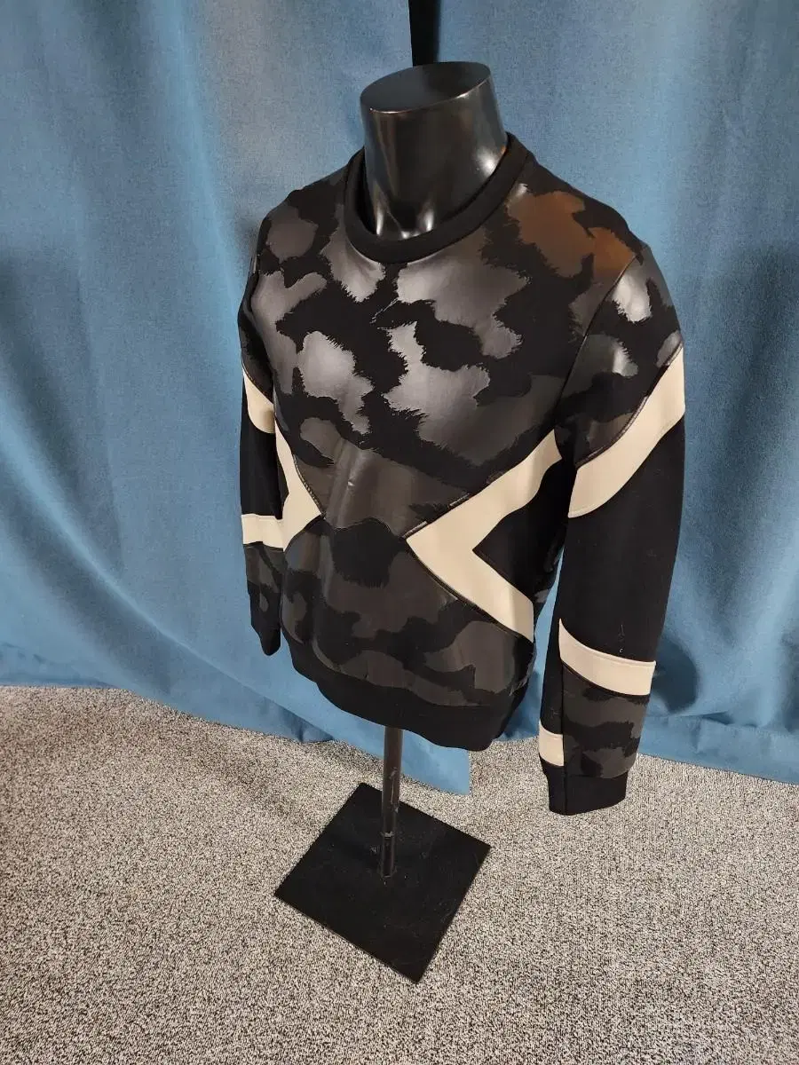 Neil Barrett Camo Neoprene Sweatshirt New and in great condition