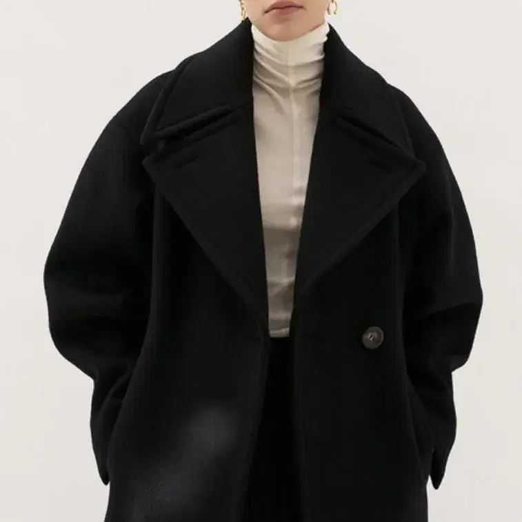 모한 CASHMERE LINE VOLUME COAT 캐시미어 볼륨 코트