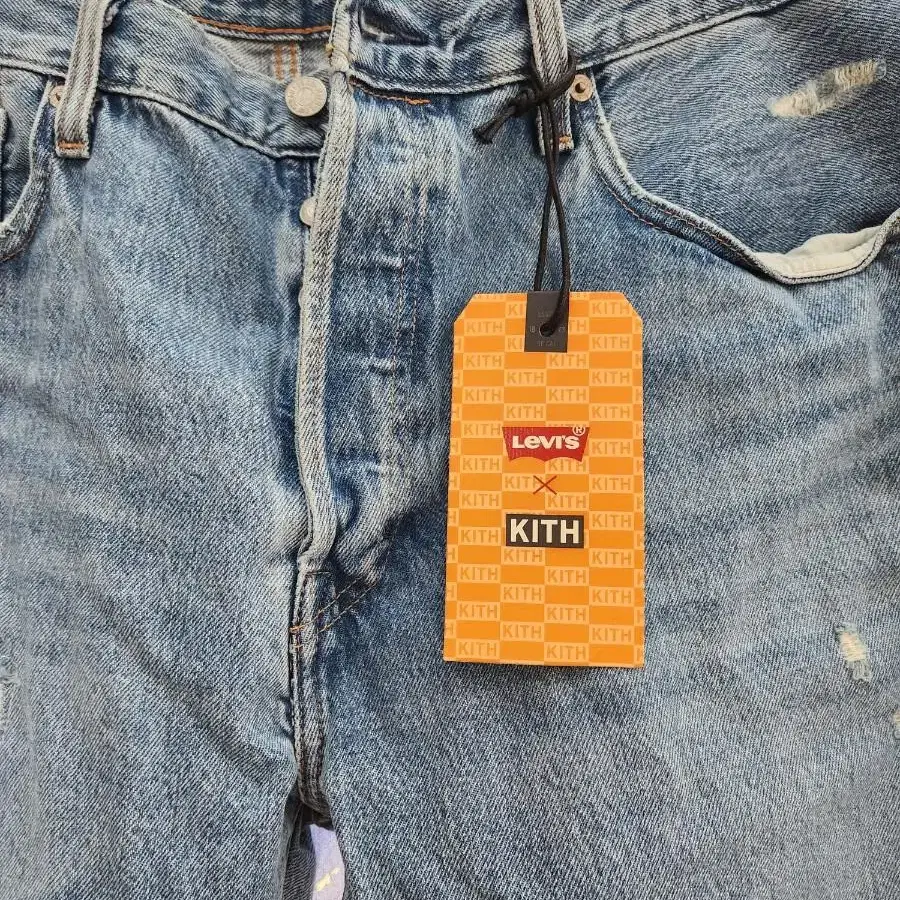 KITH NYC X LEVIS 501 청바지 새상픔