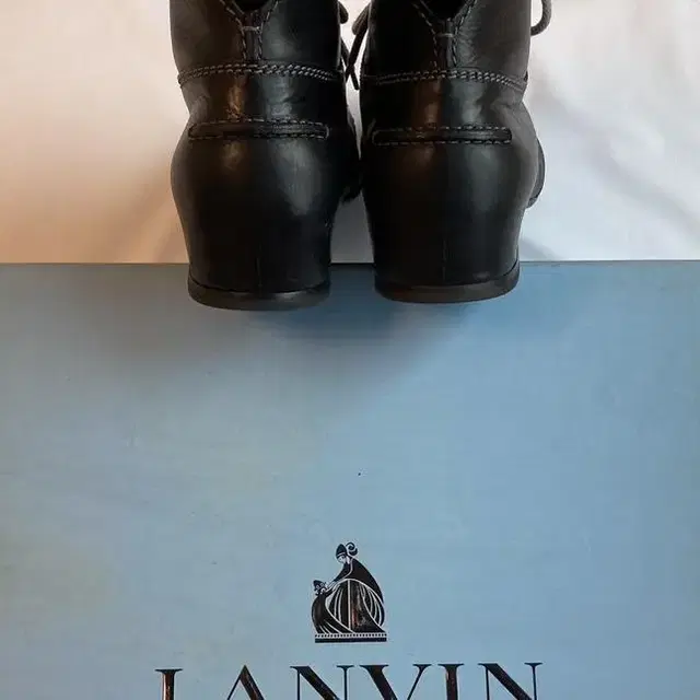 [270] 랑방 lanvin 플레인토 카프스킨 더비슈즈