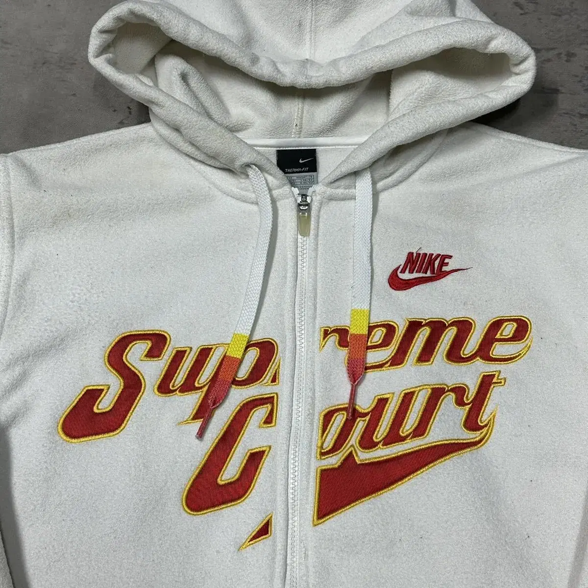 나이키 90s Supreme court 베스킷볼 후드집업