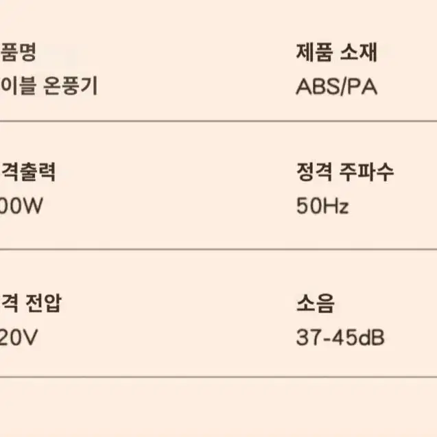 미니 온풍기 아담하고 좋아요(새것)