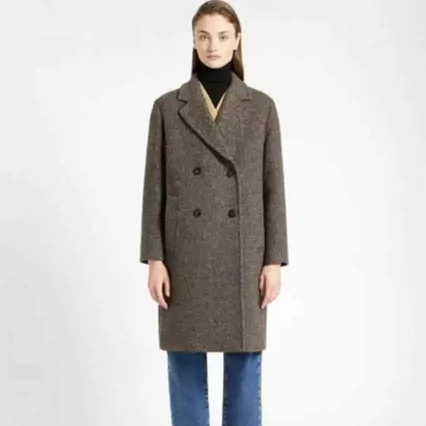 막스마라(MaxMara) 21FW Egizi 헤링본 울코트 55-66