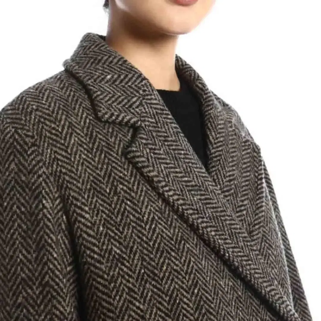 막스마라(MaxMara) 21FW Egizi 헤링본 울코트 55-66