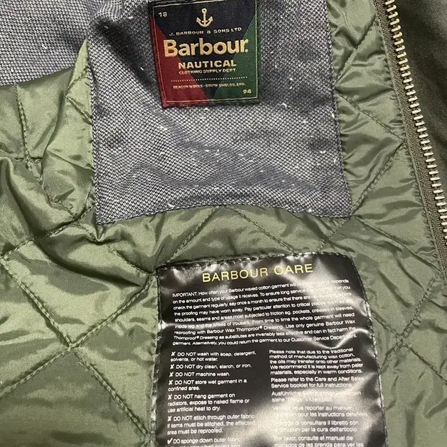 바버 BARBOUR Wight Wax Jacket